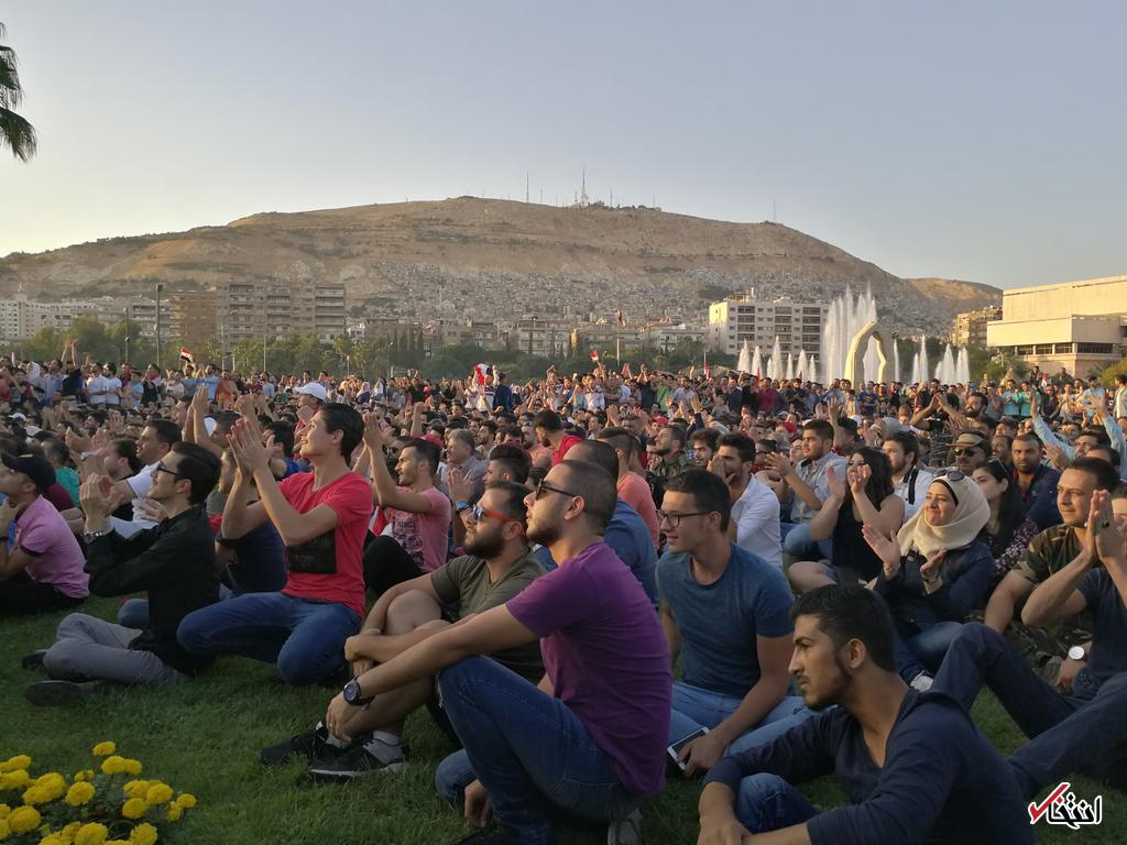 تصاویر : جشن مردم سوریه در خیابان‌ها بعد از تساوی مقابل ایران