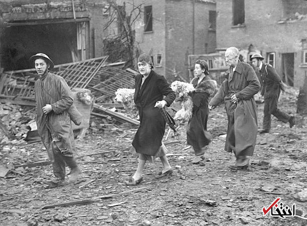 تصاویر : بمباران لندن در جنگ جهانی دوم با ۴۳ هزار کشته