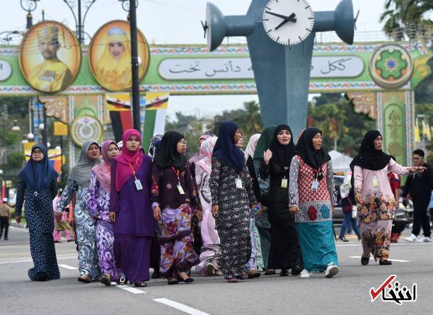 تصاویر : جشن پنجاهمین سال سلطنت پادشاه ثروتمند برونئی